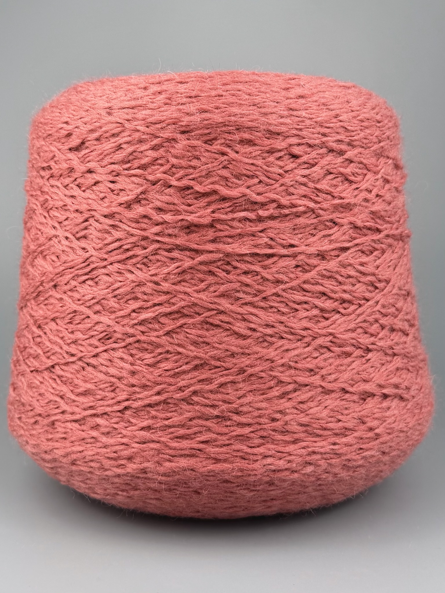 HF Filati Art. Domino 260 m / 100 g – Bouclé Garn aus Wolle col. Warmes Koralle foto 2